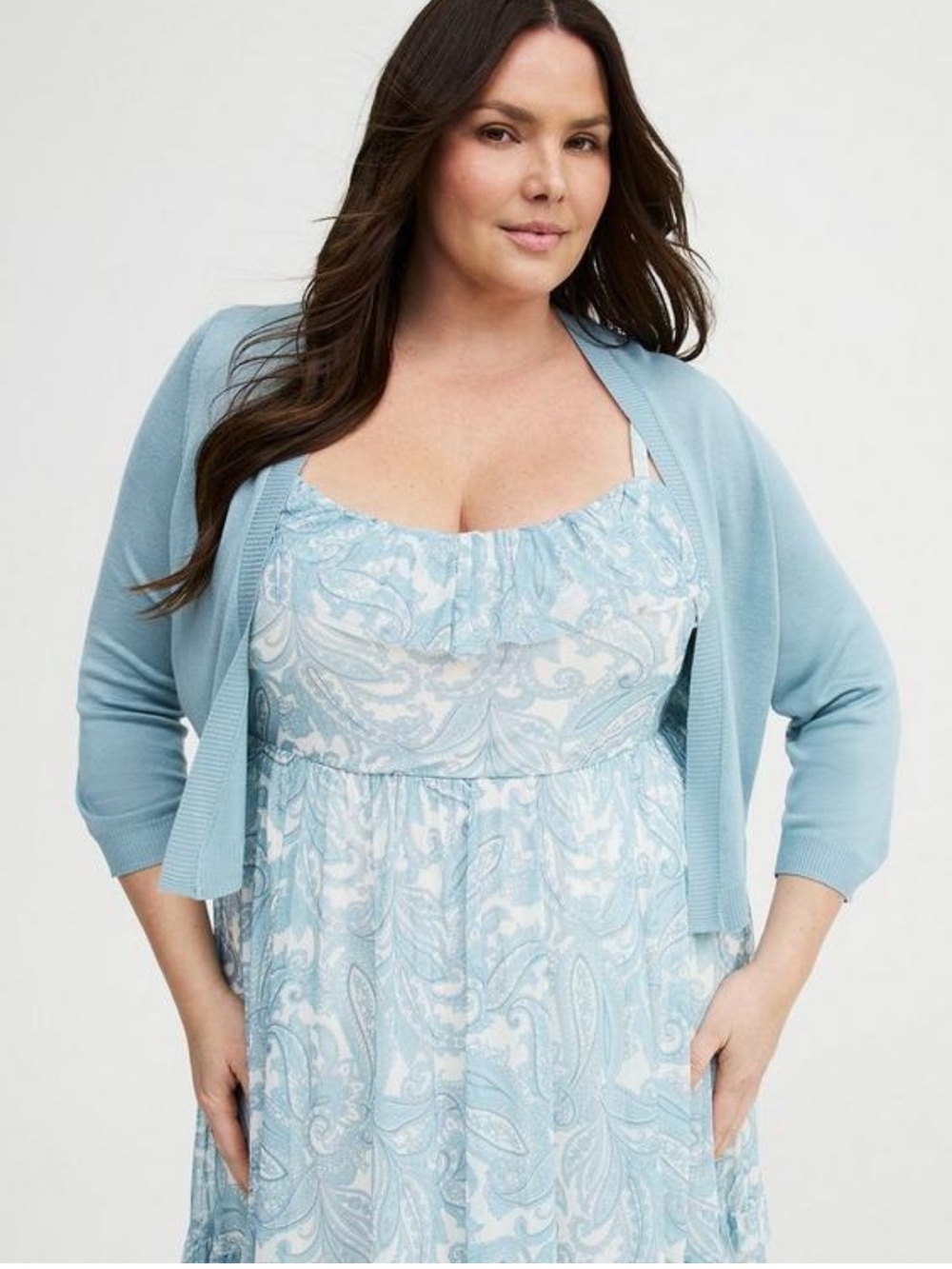 NWOT Torrid 3/4 Sleeve Shrug